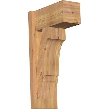 Ekena Millwork Balboa Block Smooth Outlooker, Western Red Cedar, 7 1/2"W x 14"D x 26"H OUT08X14X26BOA05SWR